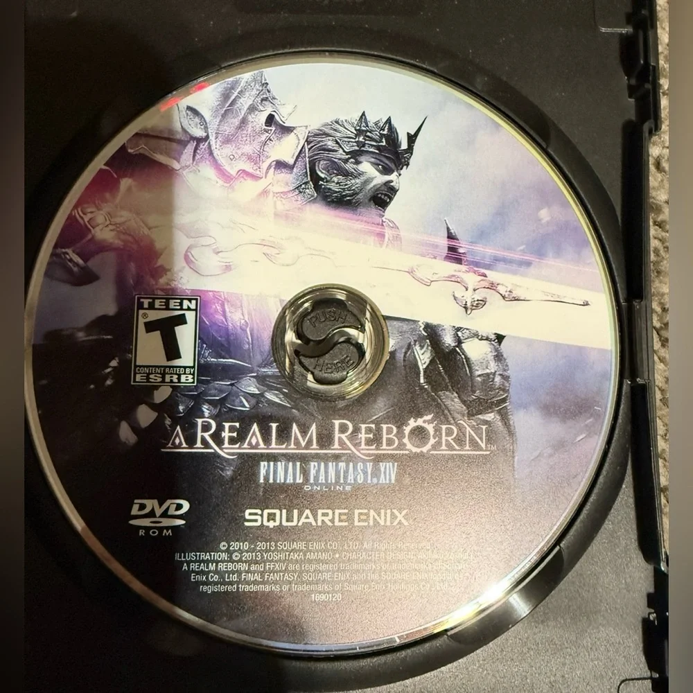 $5 Final Fantasy XIV: A Realm Reborn - Black PC Game Case $5 WHEN BUNDLED WITH 3